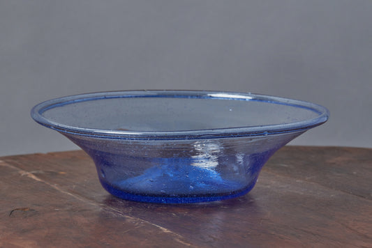 Aquamarine Blue Egyptian Blue Glass Bowl