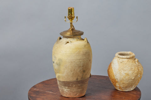 Lamp made from Sung Shipwreck Pot