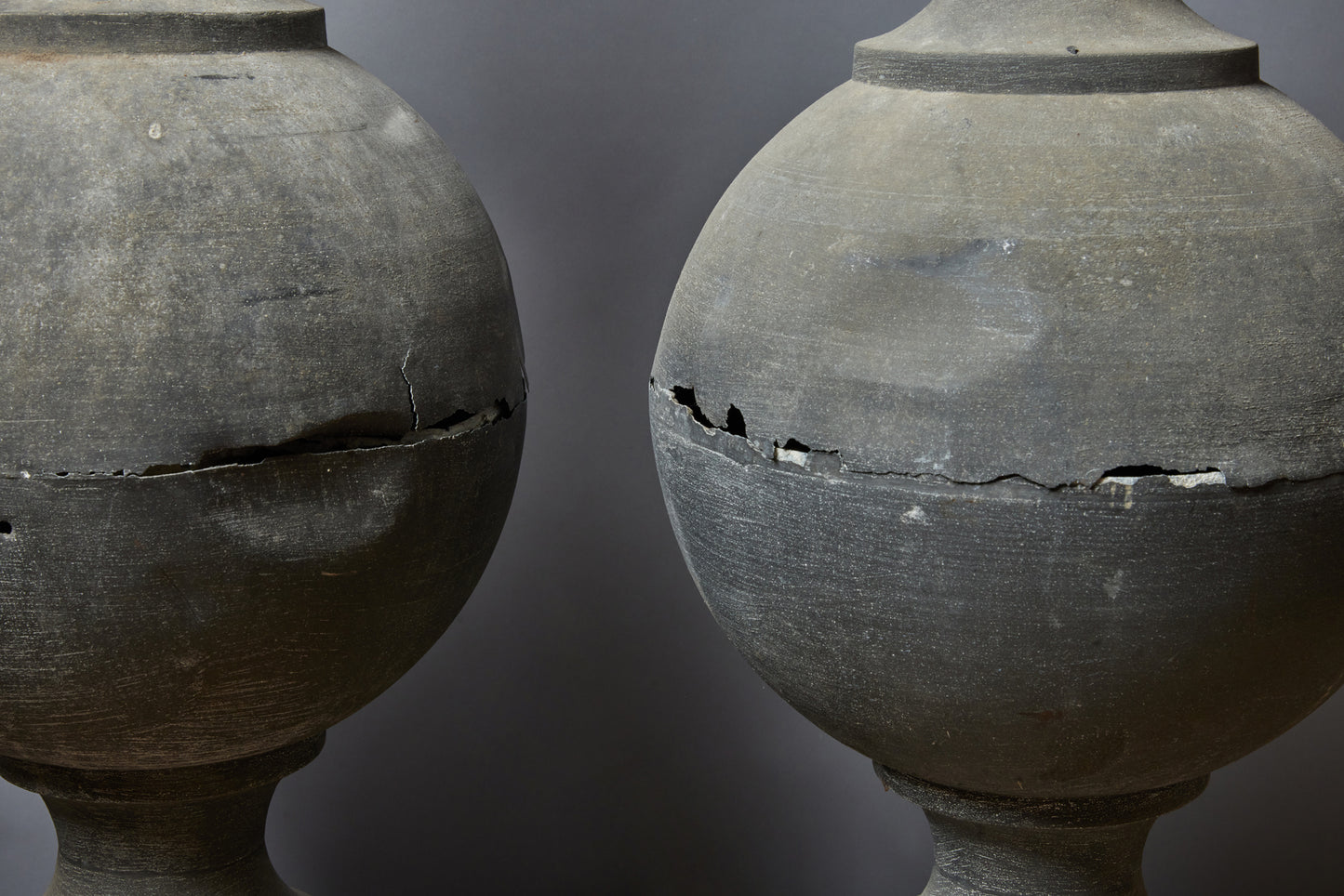 Extra Large French Zinc Chateau Finials