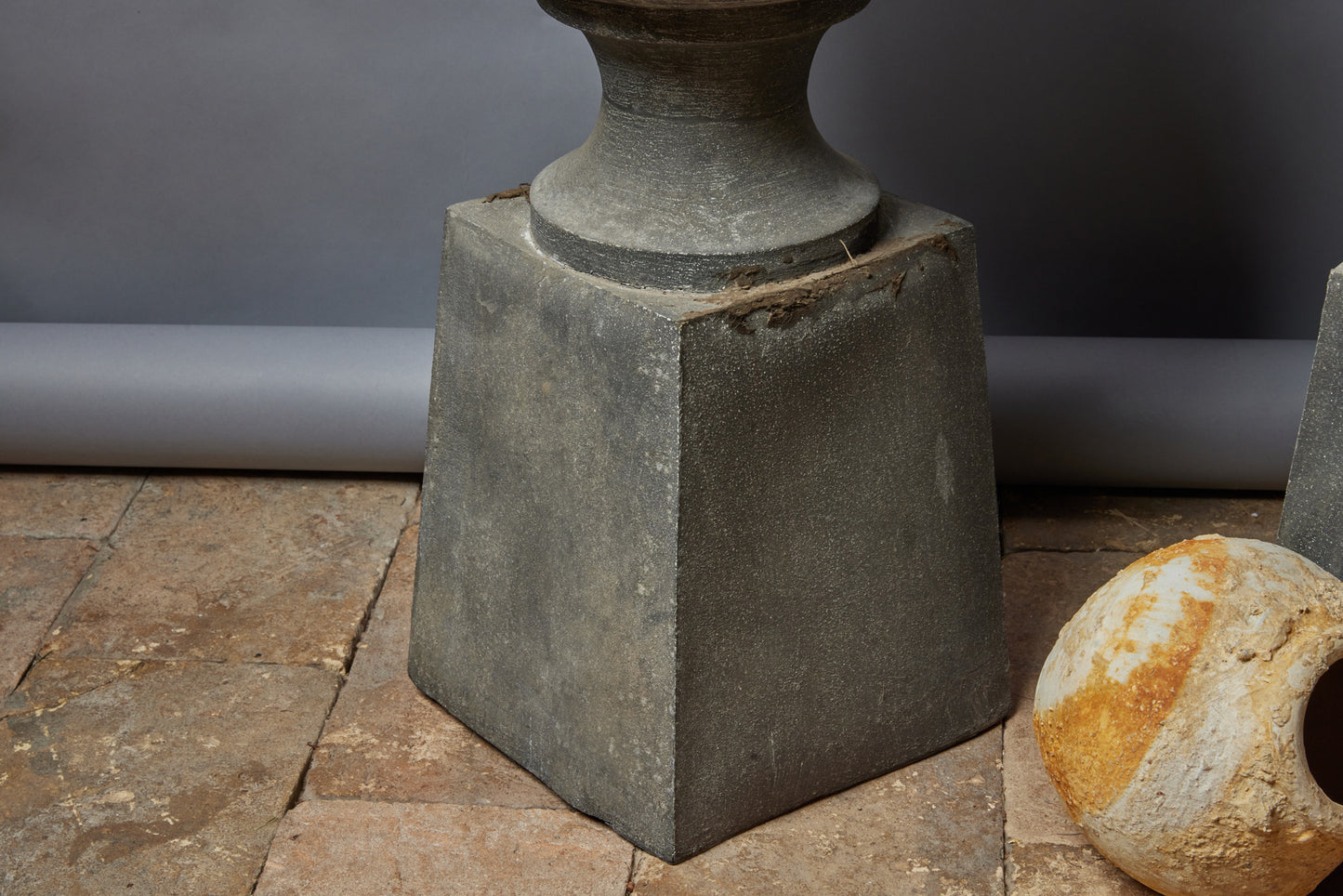 Extra Large French Zinc Chateau Finials