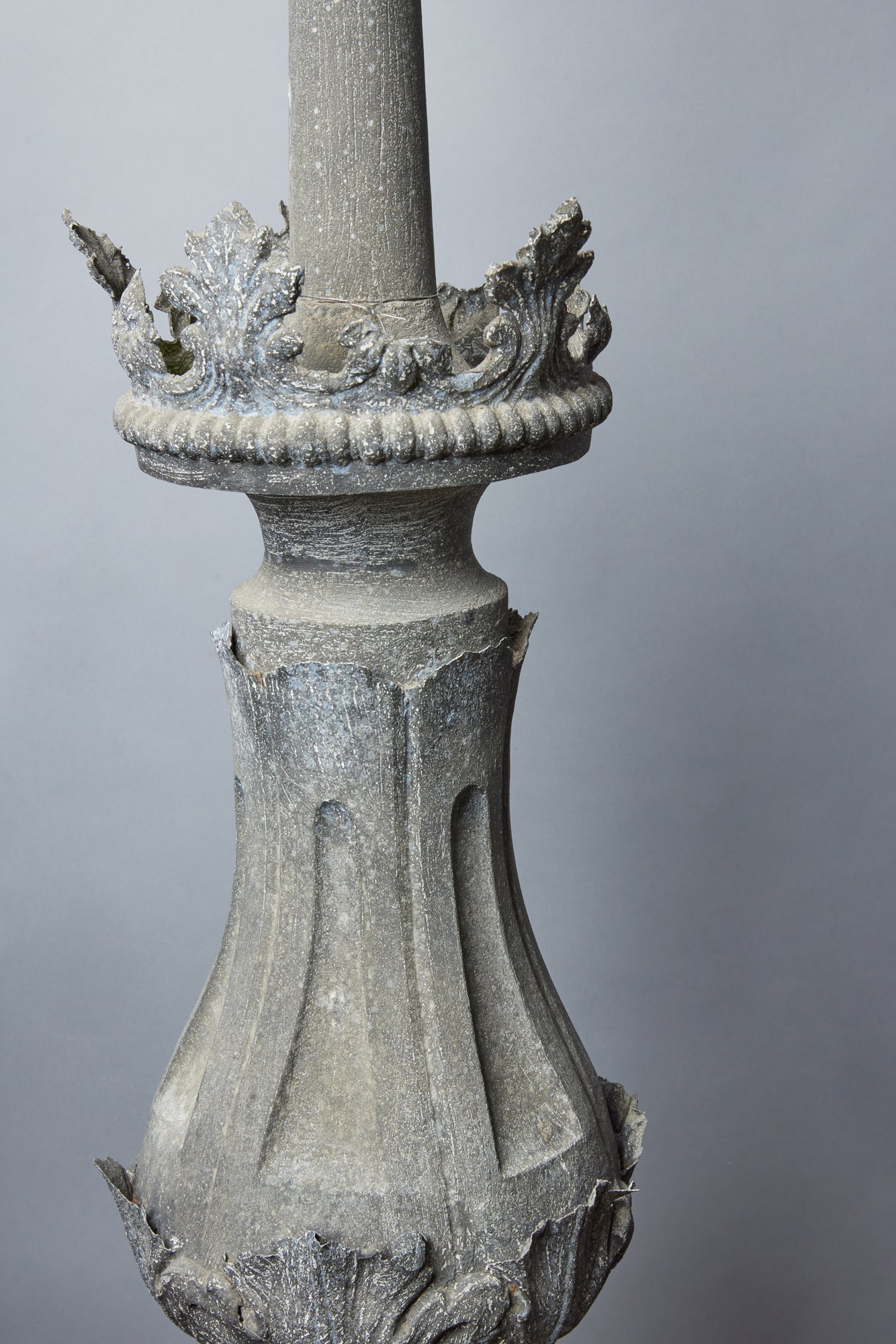 Extra Large French Zinc Chateau Finials