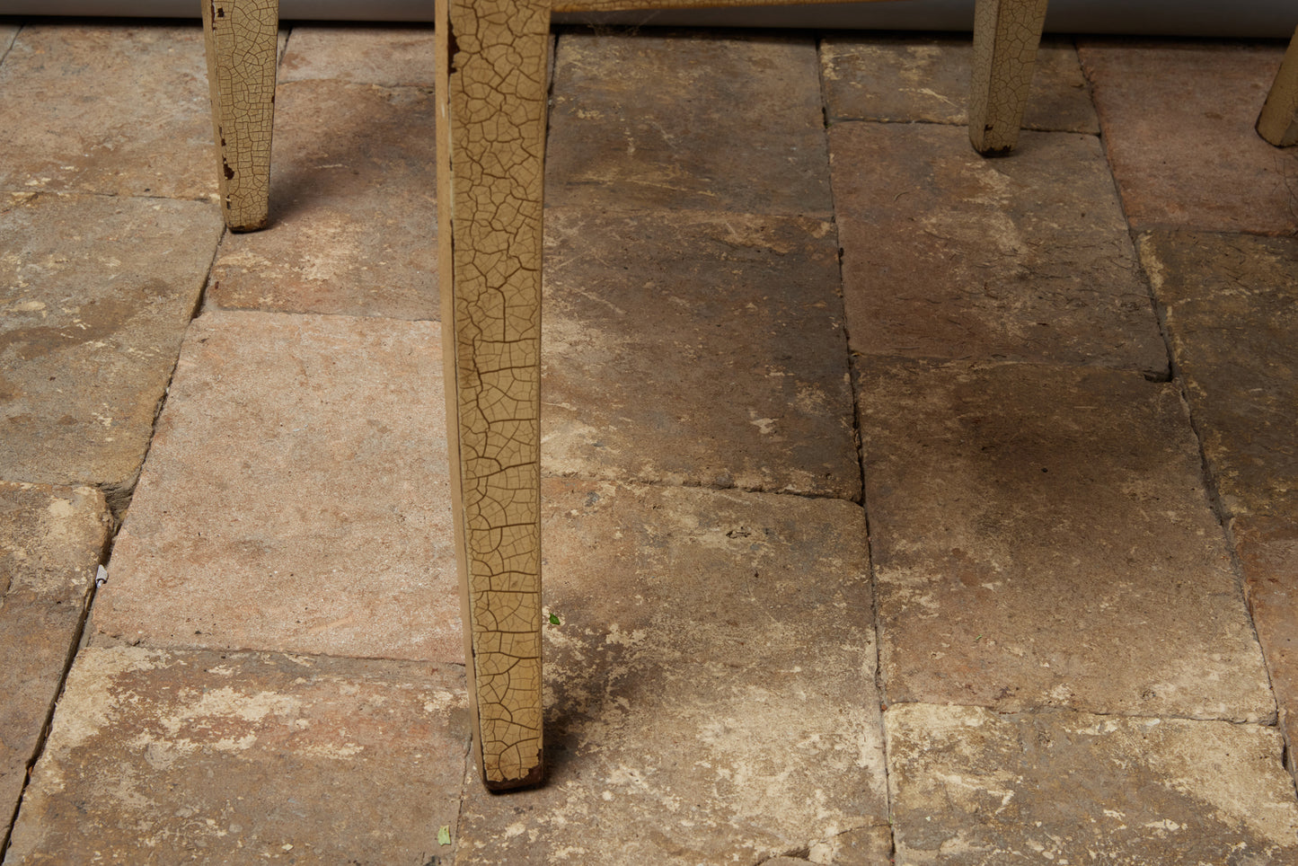 Set of Four Dutch Colonial Teak & Cane Chairs