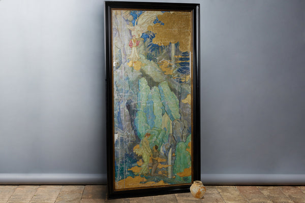 "Prospero" Framed Art Deco Mural