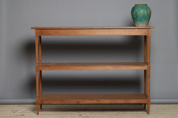 Mid 19th Century Teak Etagere with 3 Shelves from Java