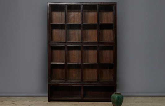 19th Century 2 Part Teak Apothecary from Jakarta