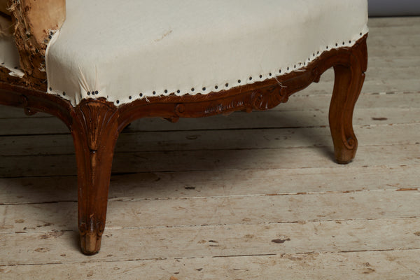 Pair of Fine Early 20th Century French Bergere Chairs