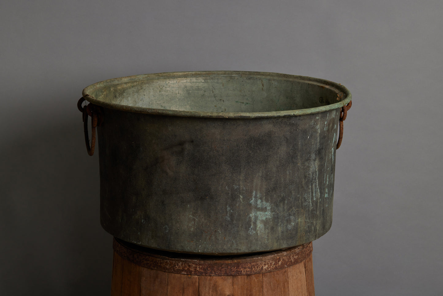 19th Century 2 Handled Greek Bronze Pot