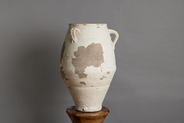 Small White Washed Cretan Jar