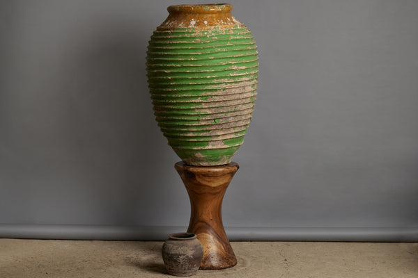 Classic Peloponnesian Jar in Old Green Paint