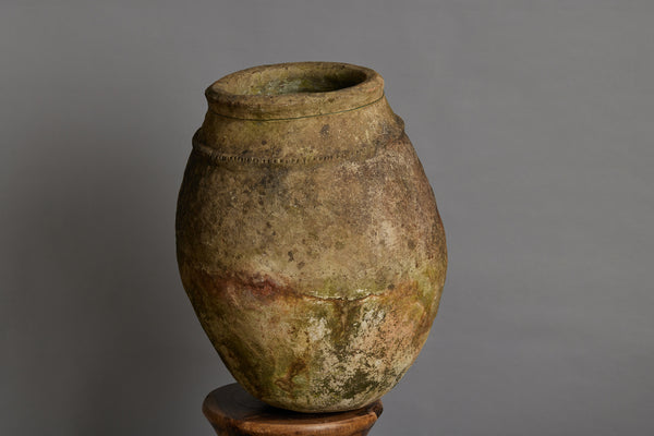 Ancient French Biot Pot with a Rounded Bottom & Beautiful Patina