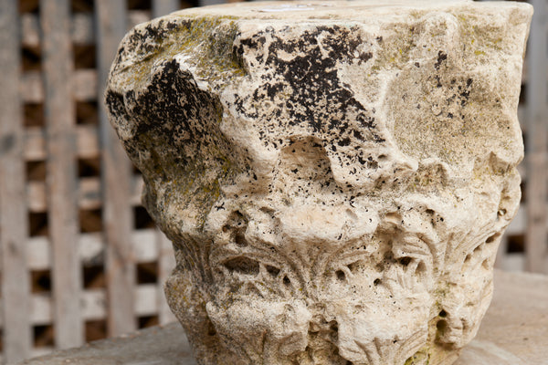 1st Century Roman Carved Corinthian Limestone Capital
