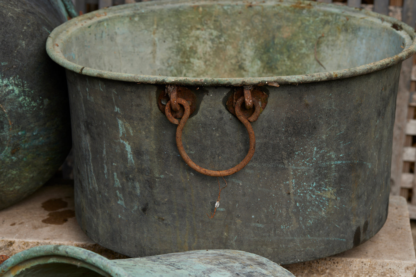 Selection of Copper & Bronze Planters from Greece & Turkey