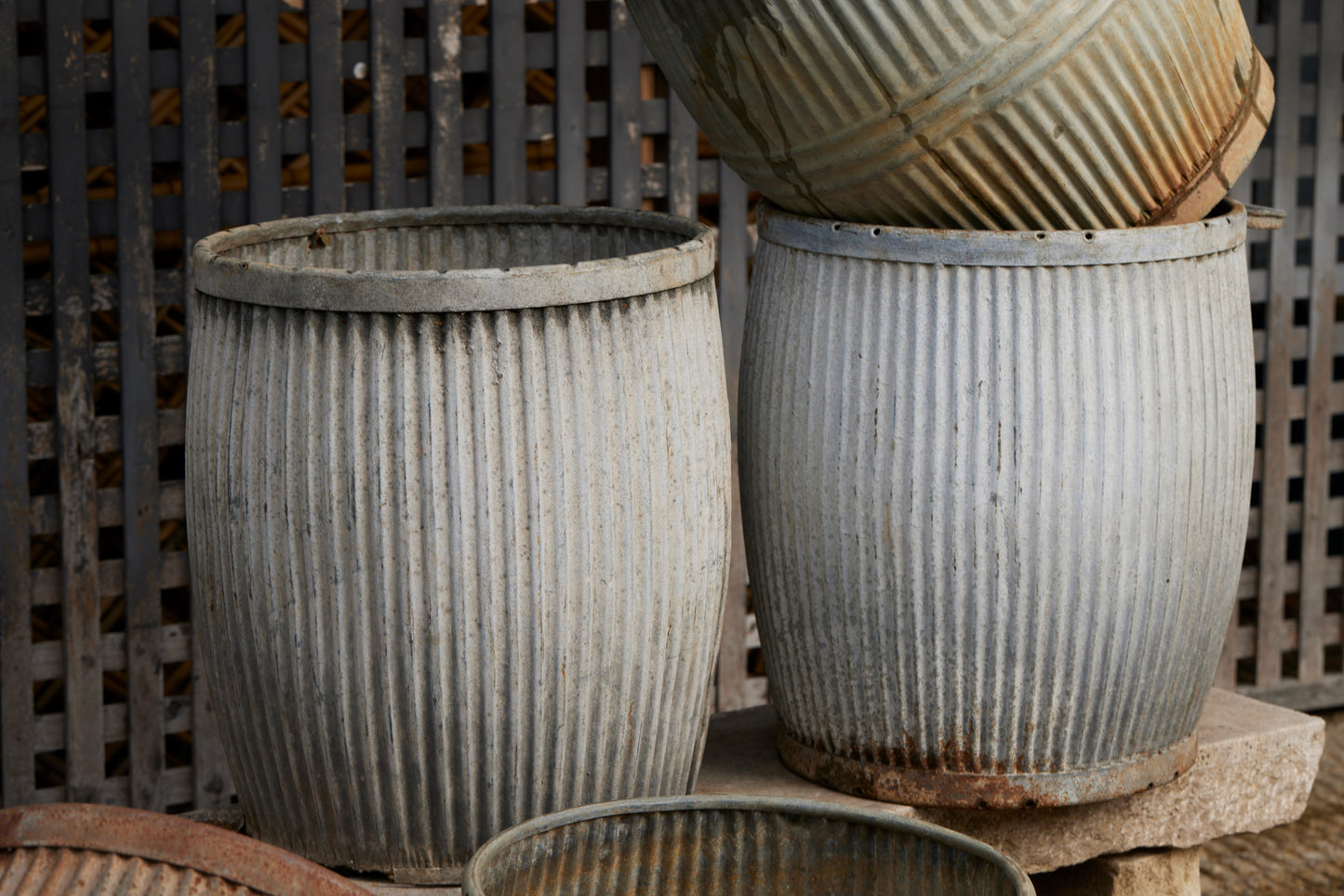 Selection of Zinc Dolly & Betty Tubs from England & Scotland