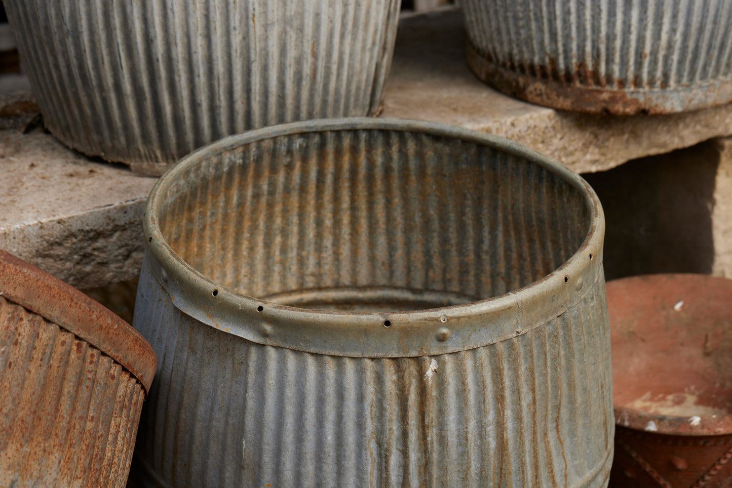 Selection of Zinc Dolly & Betty Tubs from England & Scotland