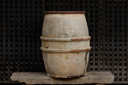 French Zinc Barrel from the 19th Century