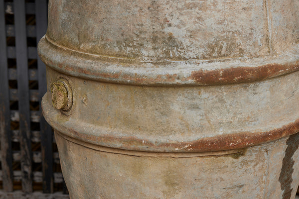French Zinc Barrel from the 19th Century