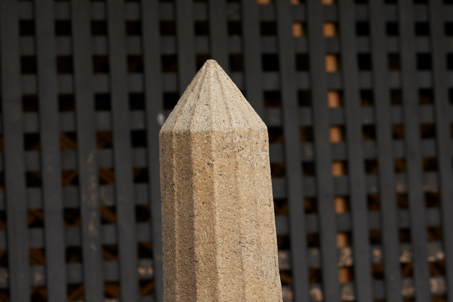 19th Century Angol-Indian Limestone Obelisk
