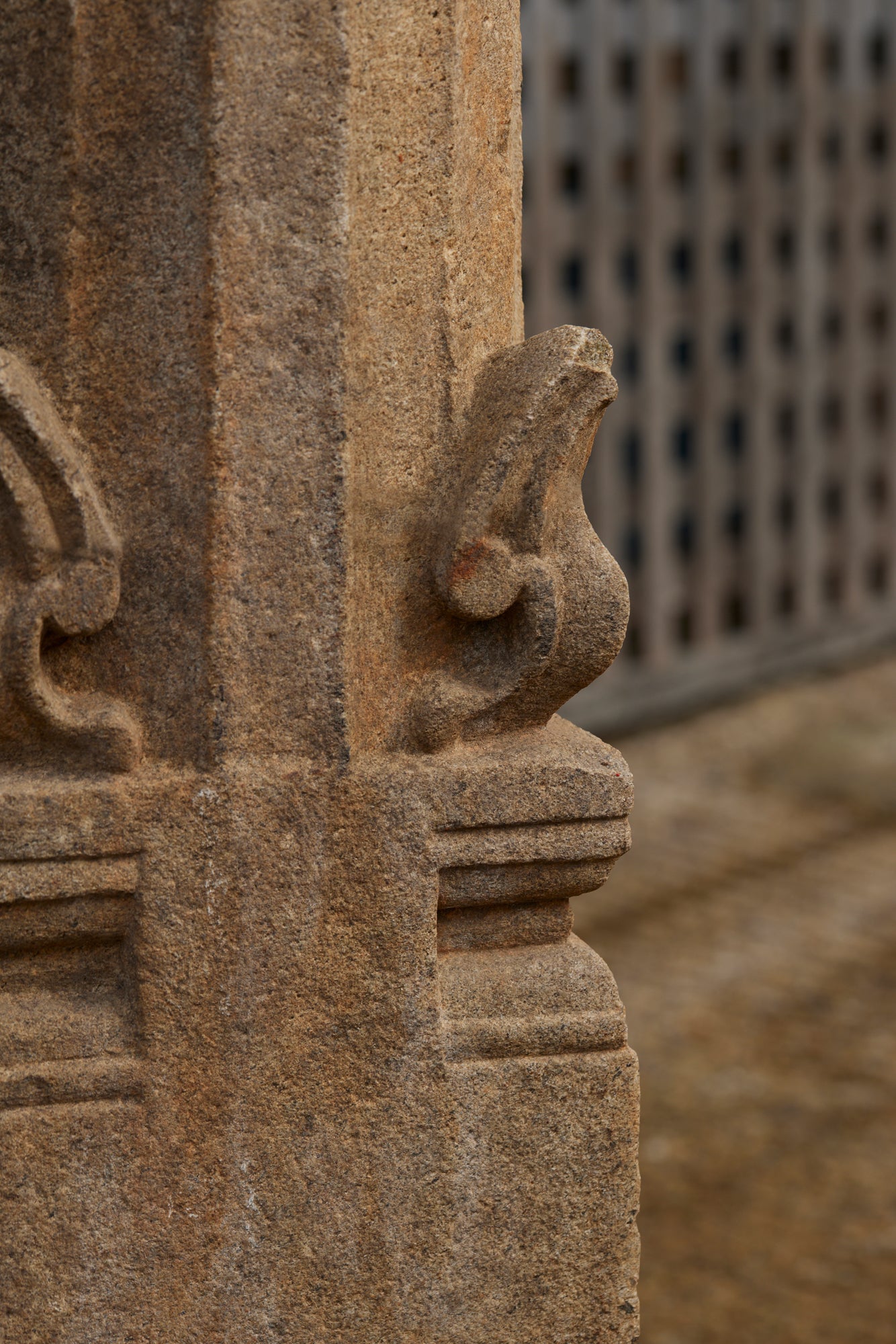 19th Century Angol-Indian Limestone Obelisk