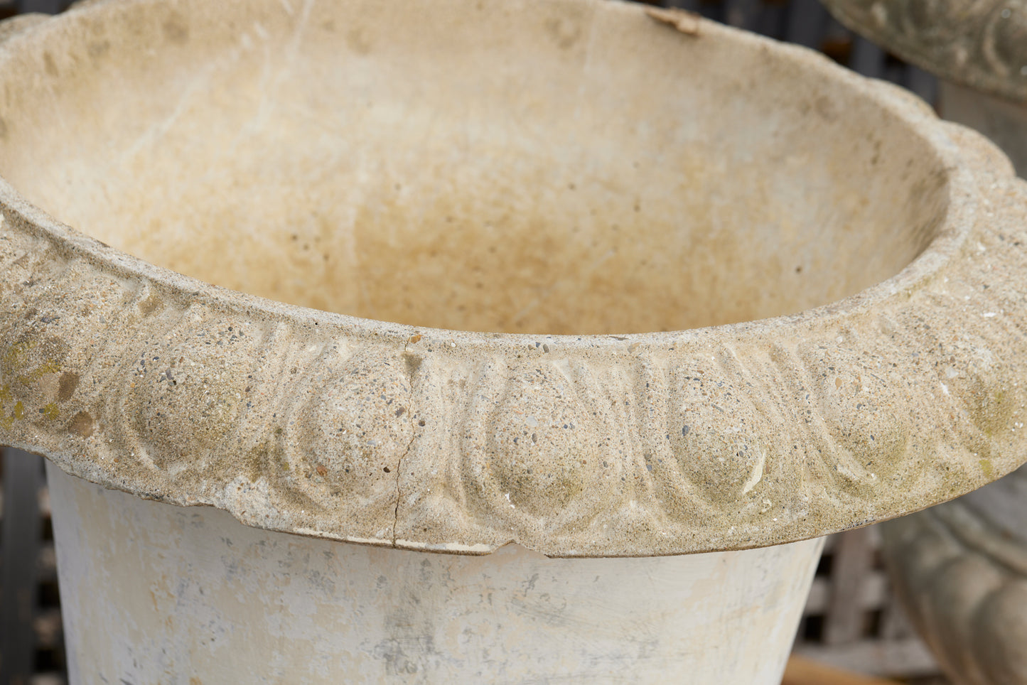 Pair of Mid-Century Monumental Portuguese Cast Cement Estate Campagna Urns