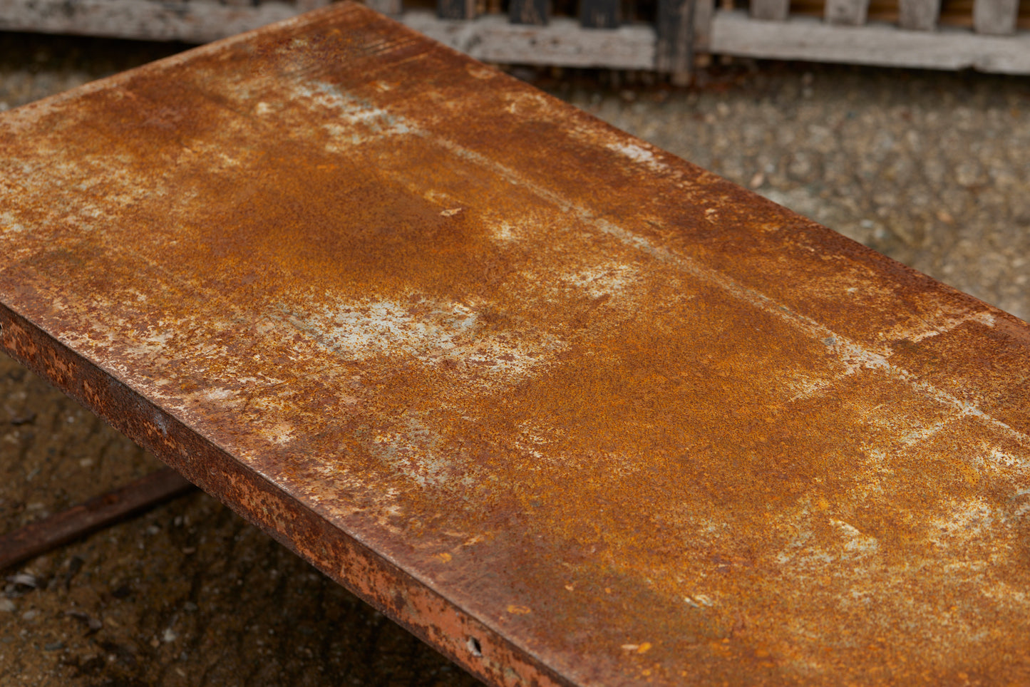 Mid 20th Century French Iron & Steel Coffee Table