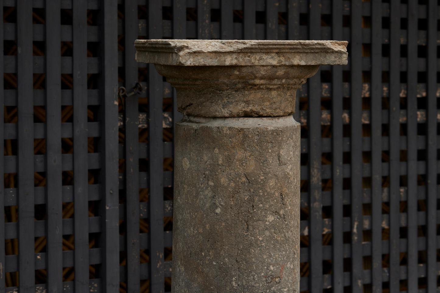 18th Century Northern Italian Limestone Statuary Pedestal
