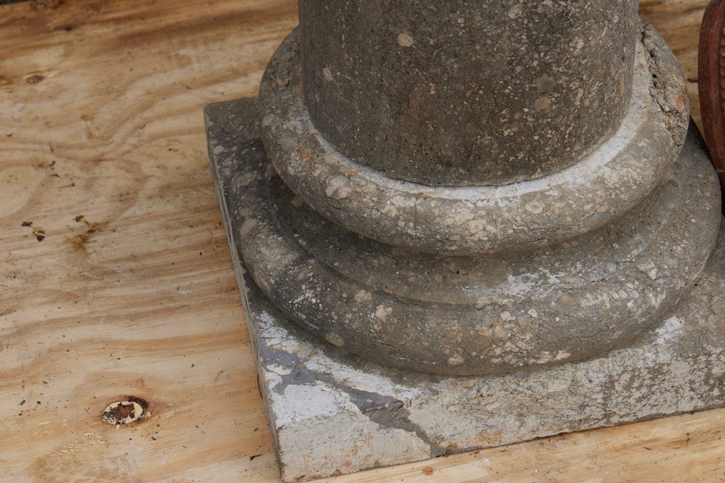 18th Century Northern Italian Limestone Statuary Pedestal