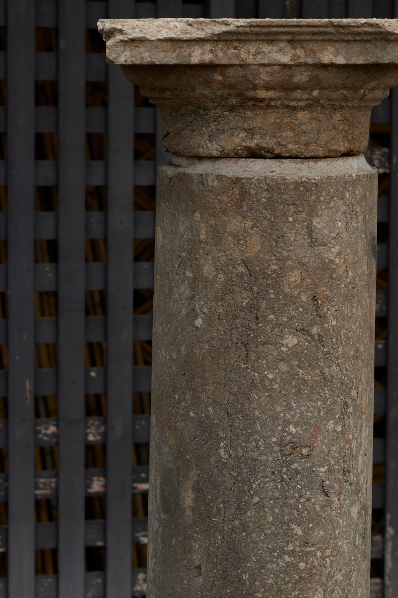 18th Century Northern Italian Limestone Statuary Pedestal