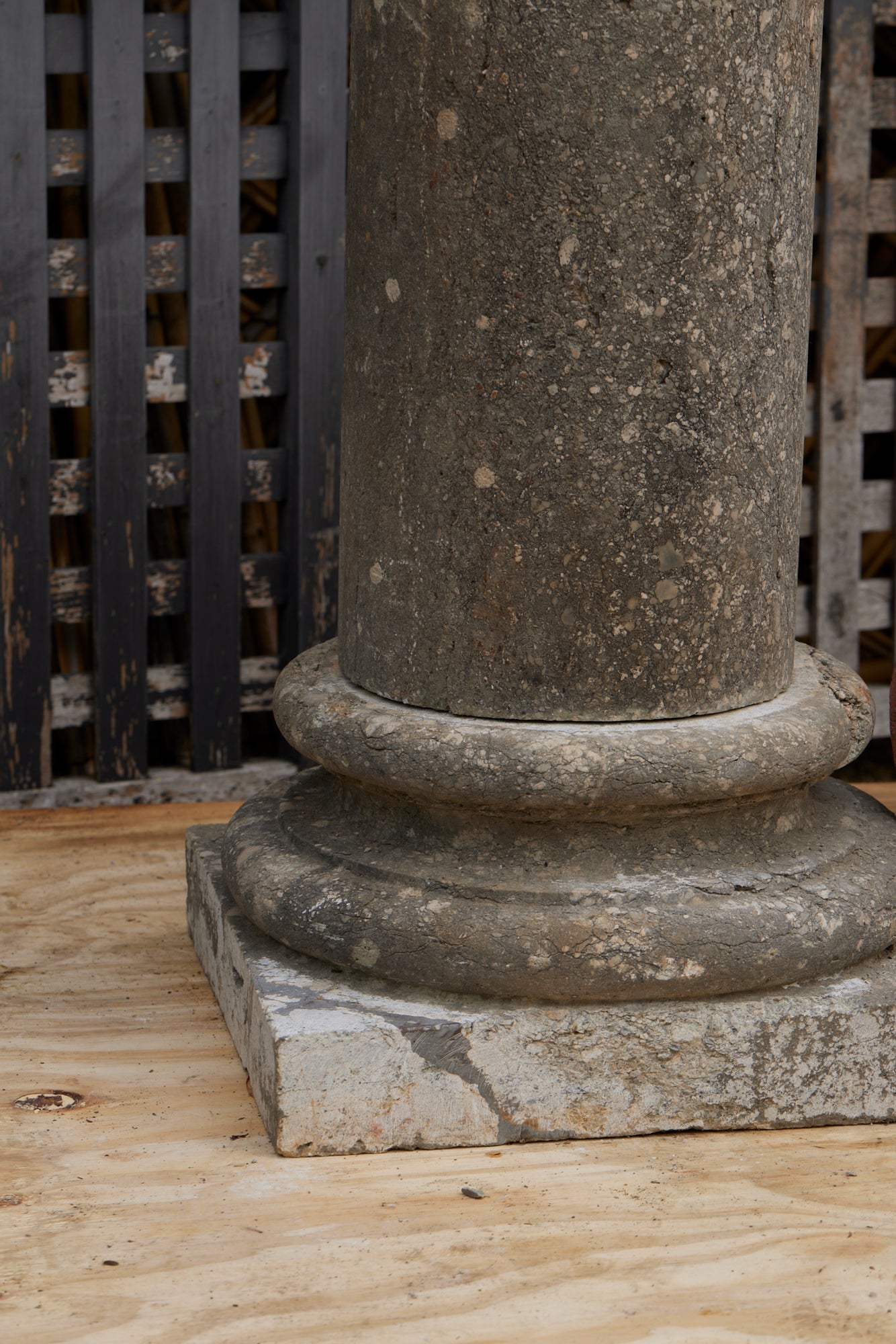 18th Century Northern Italian Limestone Statuary Pedestal