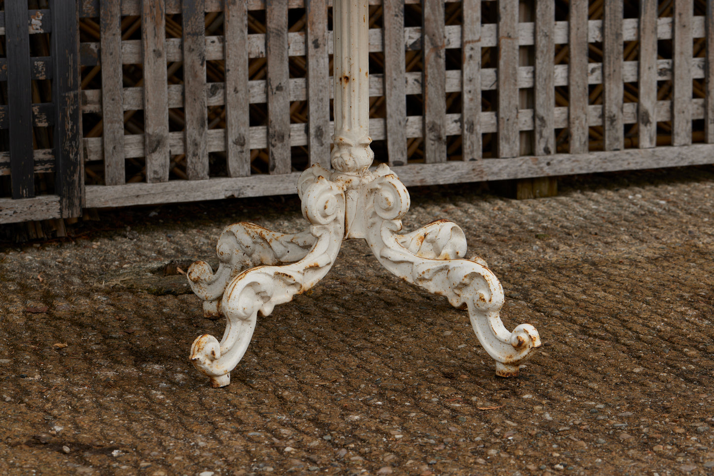 19th Century French Guéridon with Iron Base