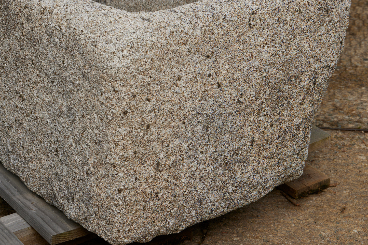 18th Century French White Granite Biche Trough