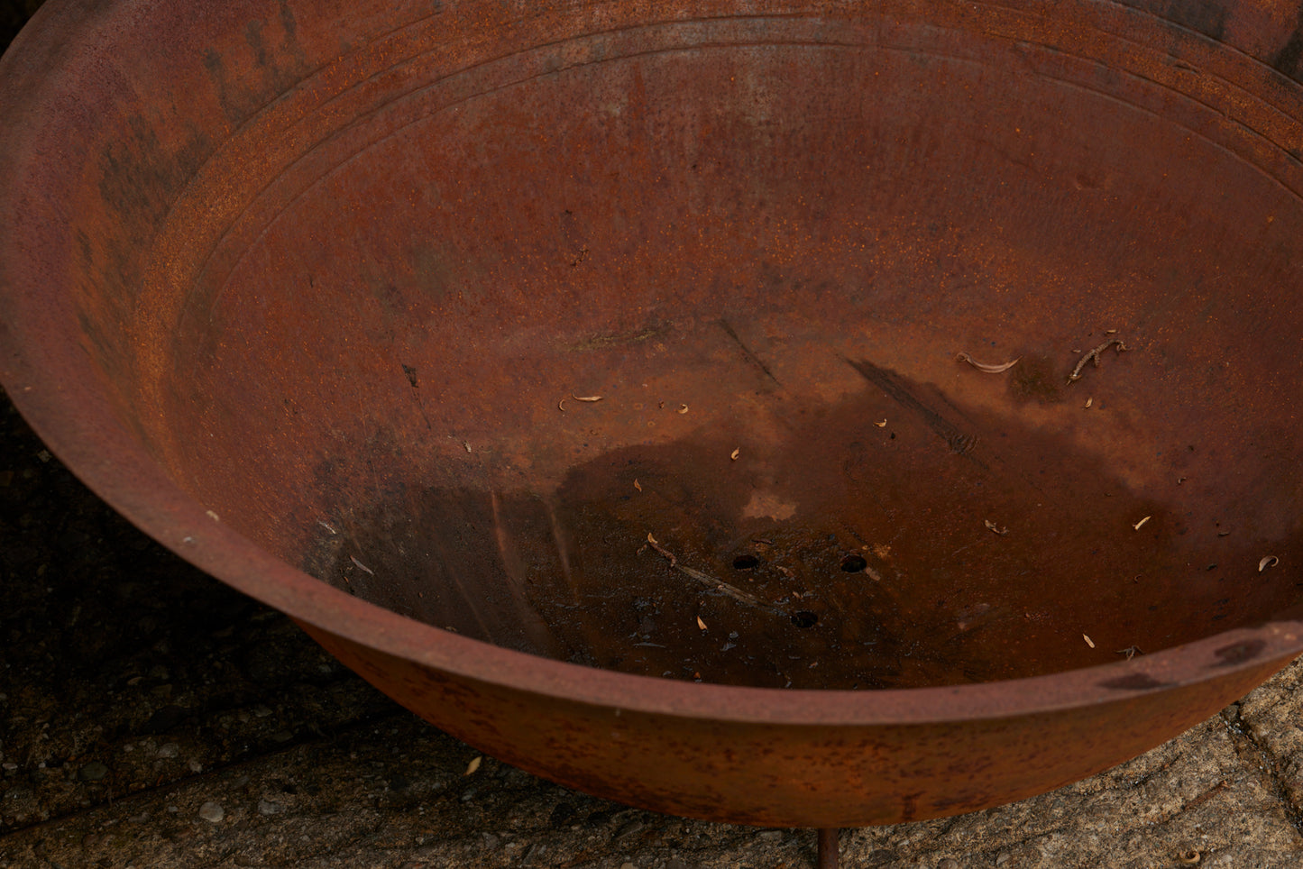 Assorted 19th Century Tempered Steel Batik Pots from Jakarta