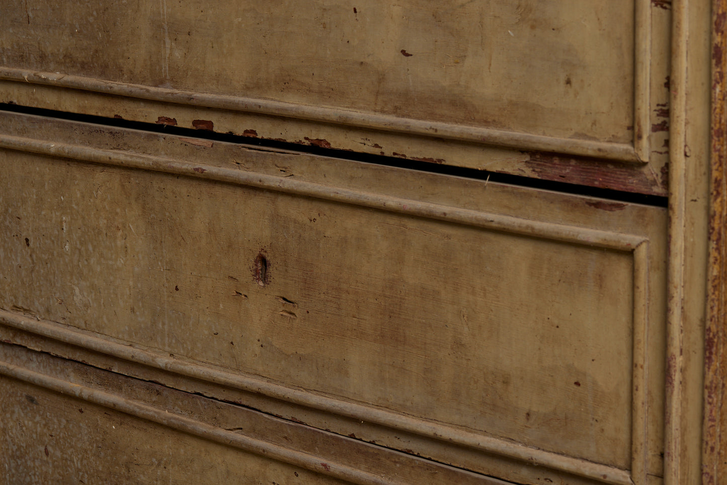 19th Century Spanish Cream Mule Chest with Blanket Chest Top