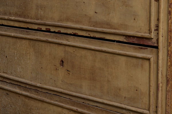 19th Century Spanish Cream Mule Chest with Blanket Chest Top