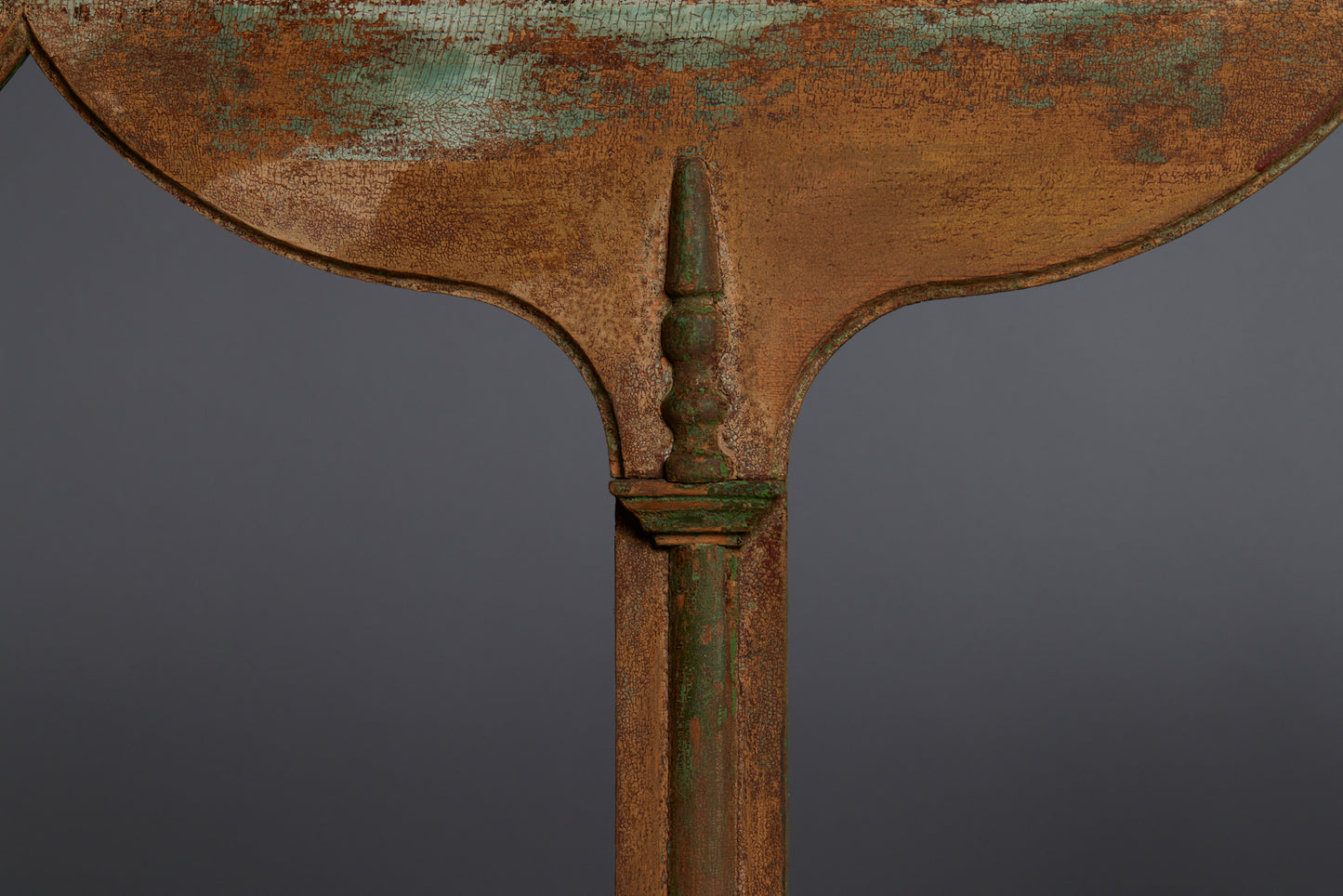 18th Century Italian Open Shelf Hanging Wall Cabinet with Moorish-Shaped Arches