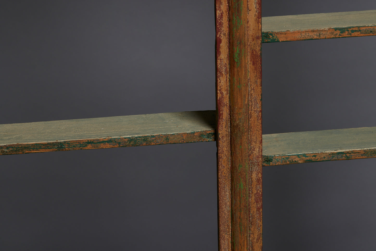 18th Century Italian Open Shelf Hanging Wall Cabinet with Moorish-Shaped Arches