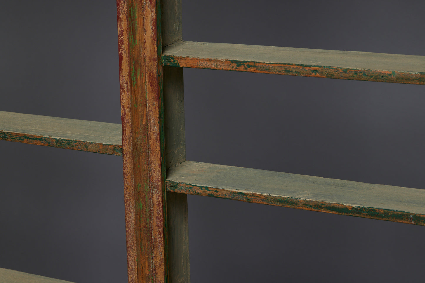 18th Century Italian Open Shelf Hanging Wall Cabinet with Moorish-Shaped Arches