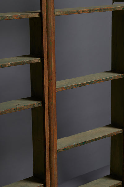 18th Century Italian Open Shelf Hanging Wall Cabinet with Moorish-Shaped Arches