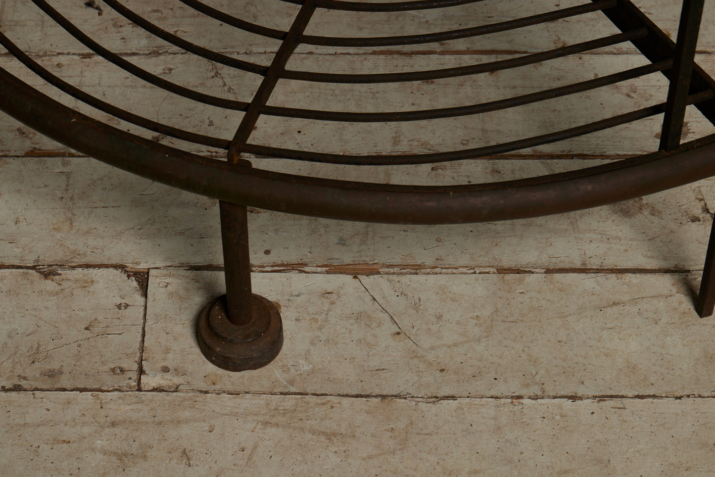 Turn of the 20th Century French Corner Bakers Rack with Four Shelves