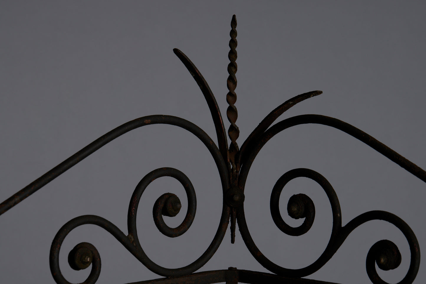 Turn of the 20th Century French Corner Bakers Rack with Four Shelves