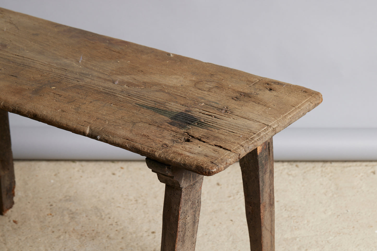 Early 19th Century Spanish One Board Rectangular Side Table