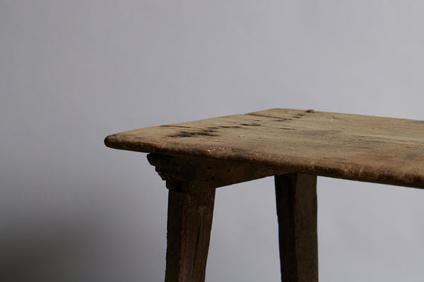 Early 19th Century Spanish One Board Rectangular Side Table