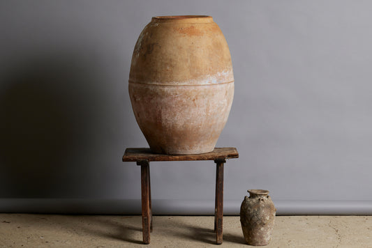 19th Century Terra Cotta Inner Glazed Oil Jar