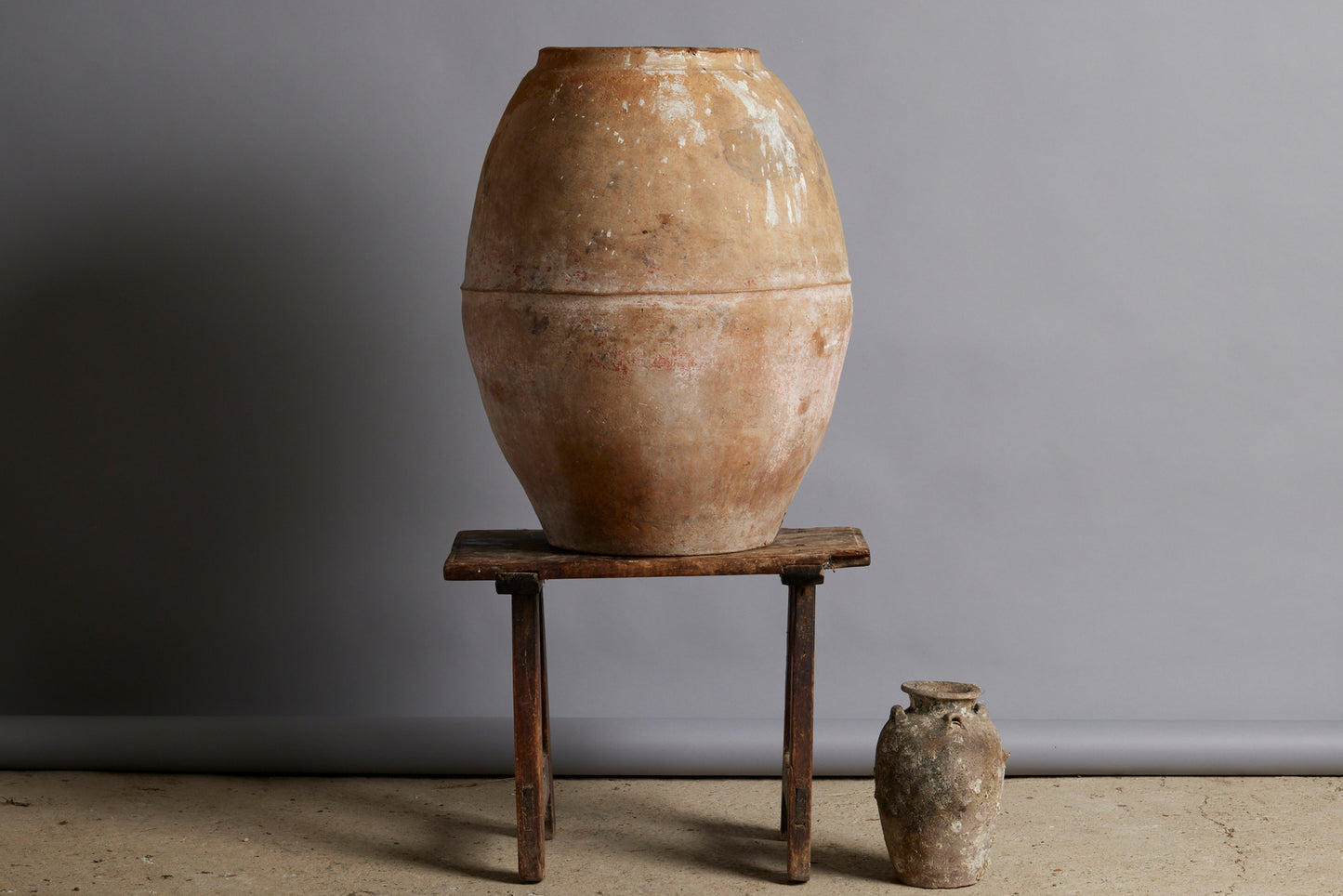 19th Century Terra Cotta Inner Glazed Oil Jar