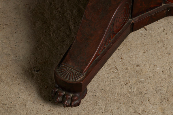 Charles X Guerdion with Mahogany Base & Belgian Bluestone Top