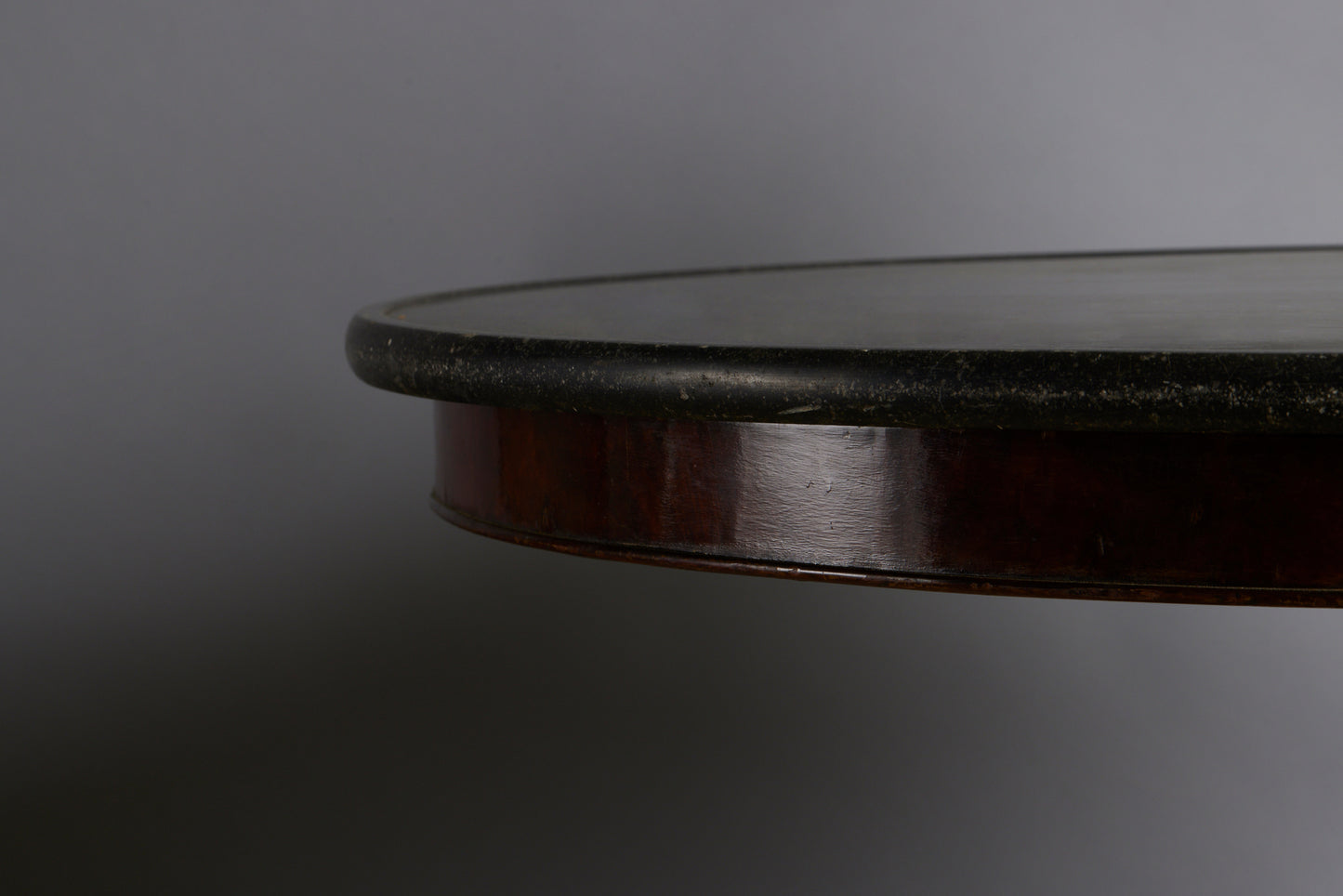 Charles X Guerdion with Mahogany Base & Belgian Bluestone Top