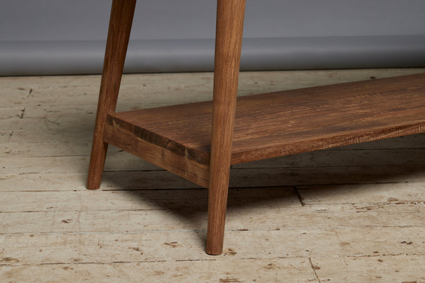 Mid Century Modern Teak Coffee Table with Lower Shelf