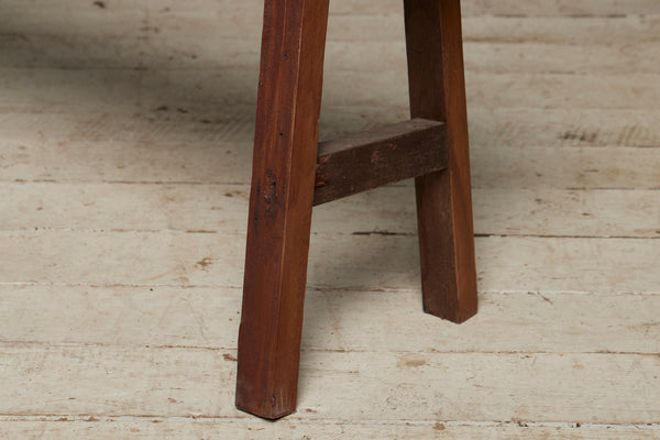 Thick Top Simple Teak Bench