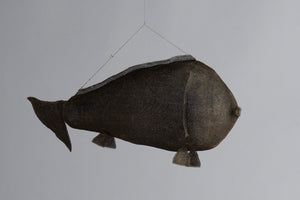 Large Knit Steel Ceremonial Fish from Sumba