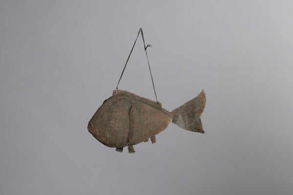 Medium Ceremonial Steel Knit Fish from Sumba