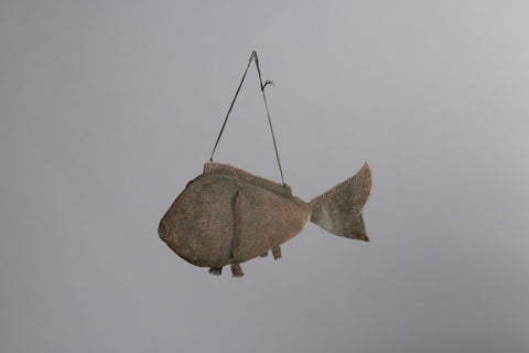 Medium Ceremonial Steel Knit Fish from Sumba